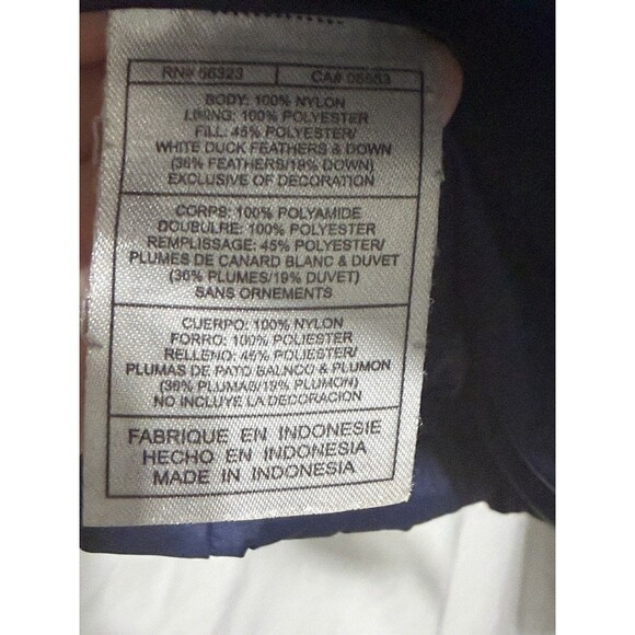 Nike Penn State Puffer Down Filled, Removable Hood Coat Jacket Nittany Lion Sz M - Picture 15 of 16